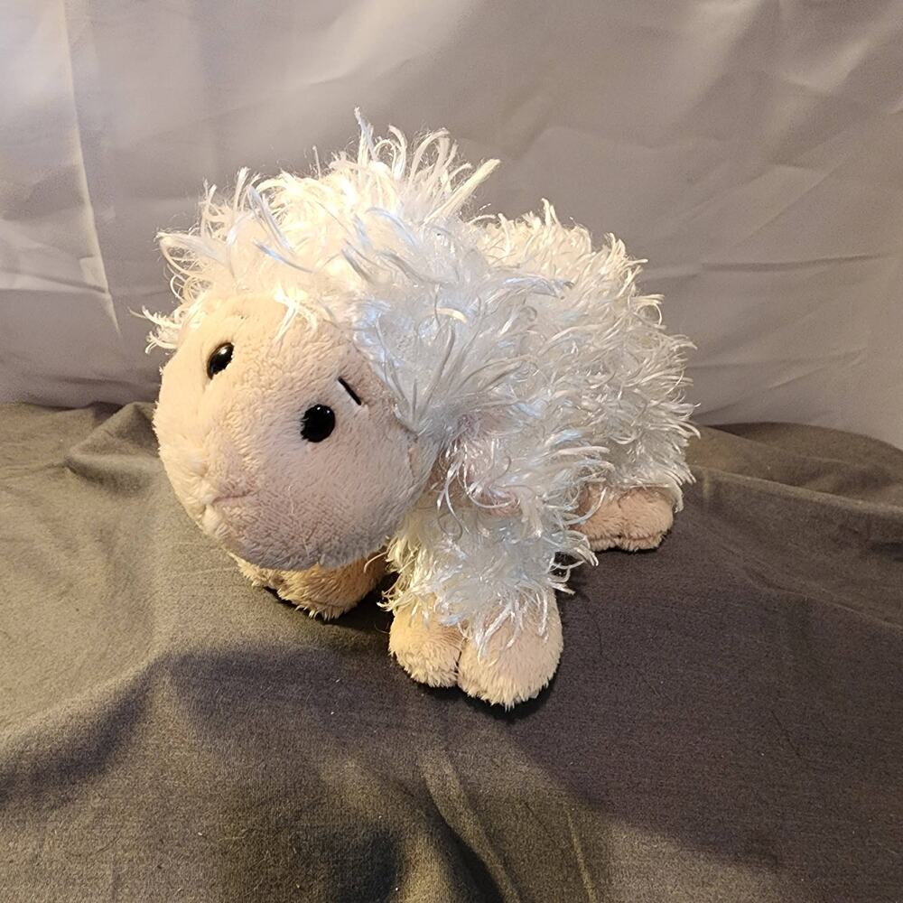Ganz Webkinz Lamb Lil’ Kinz Plush HS201 No Code 7” Long